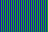 Enlarged exact vertical blue-green pixels